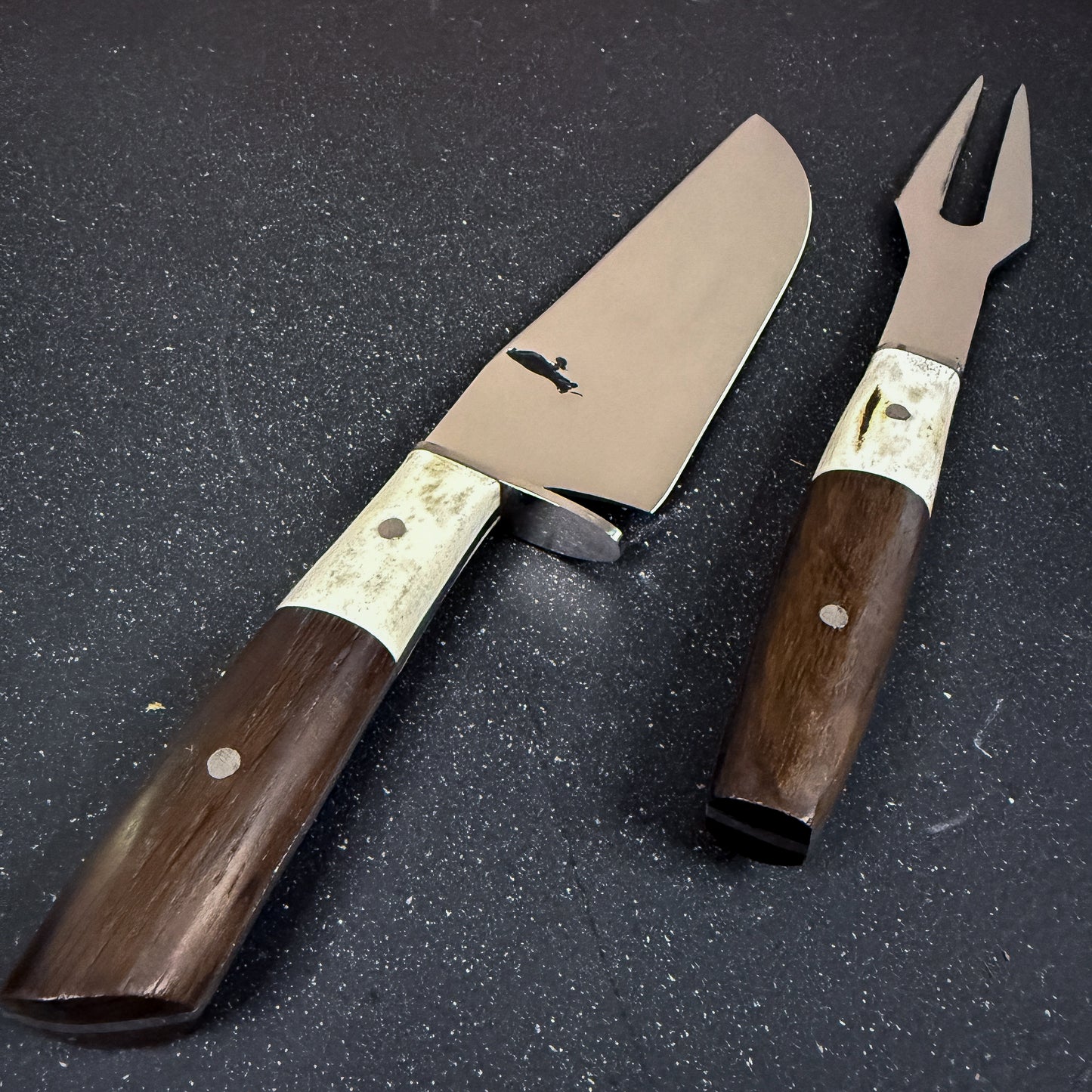 Conjunto Parrillero "Concón" - Cuchillo 32cm + Pincho