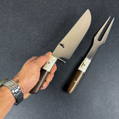 Conjunto Parrillero "Concón" - Cuchillo 32cm + Pincho