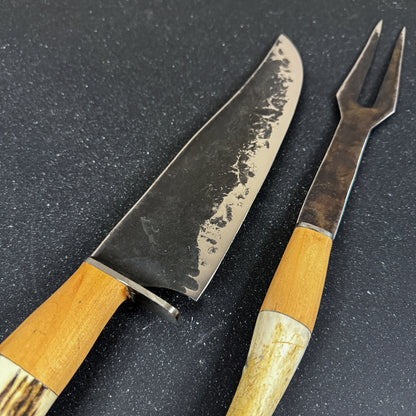 Conjunto Parrillero "Tucúquere" - Cuchillo 40cm + Pincho