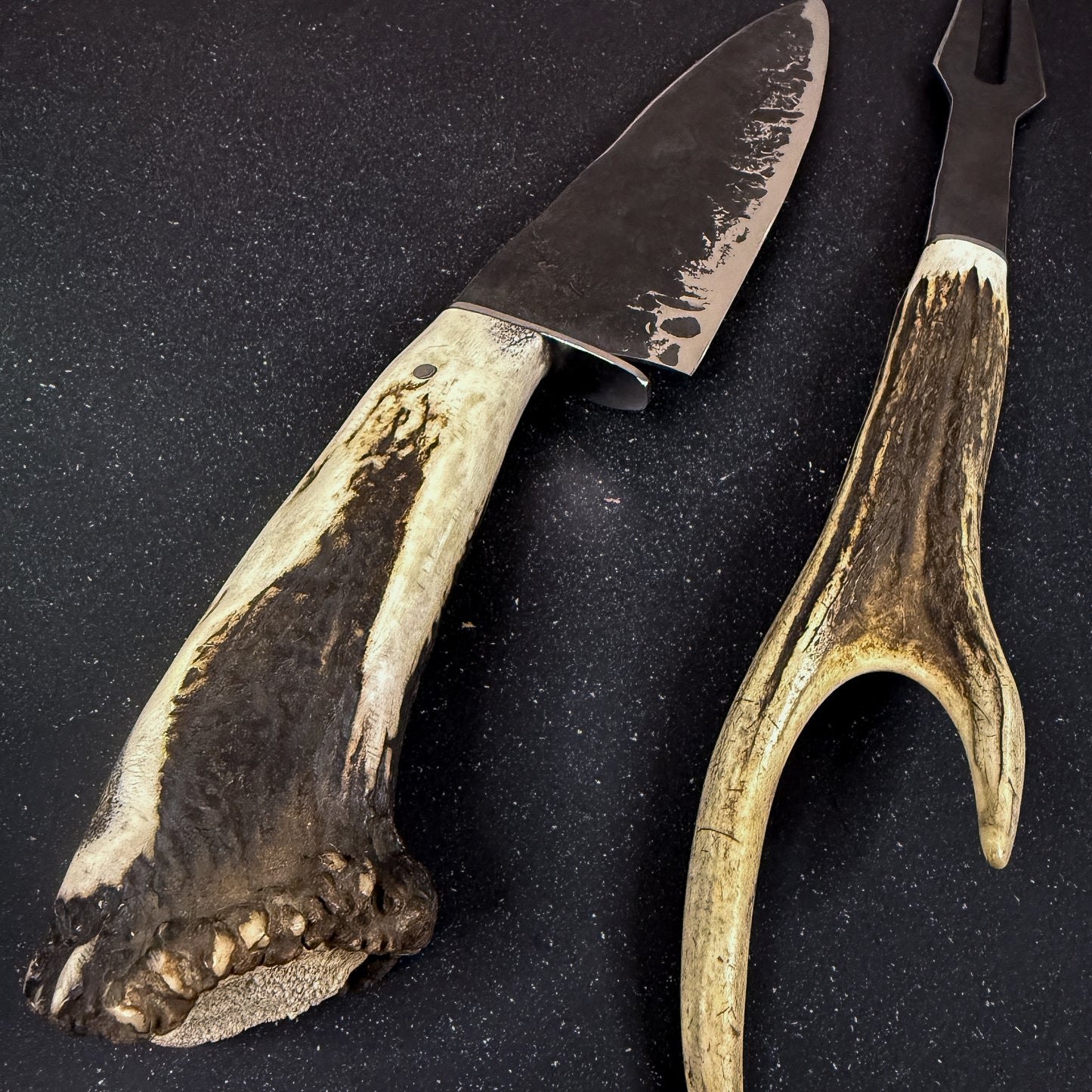 Cuchillo Parrillero 45cm "Tucúquere" + Pincho