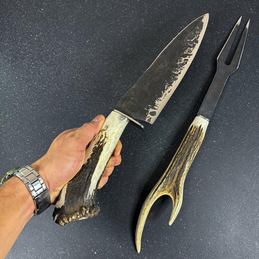 Cuchillo Parrillero 45cm "Tucúquere" + Pincho
