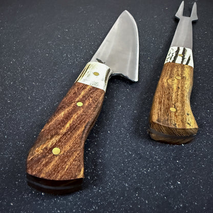 Set Cuchillo Parrillero y Pincho 31cm "Tenca"