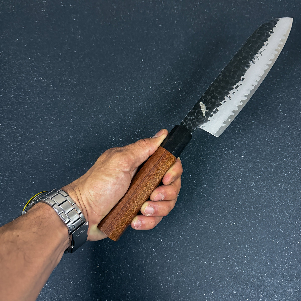Cuchillo Santoku de Cocina de Acero Damasco 33,3cm "Takao"