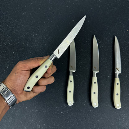 Set de 4 Cuchillos de Mesa Acero Inoxidable 23cm "Parva"