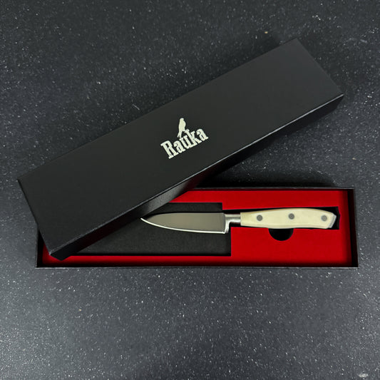 Cuchillo de Cocina de Acero Inoxidable 19cm "Puntilla Blanca"