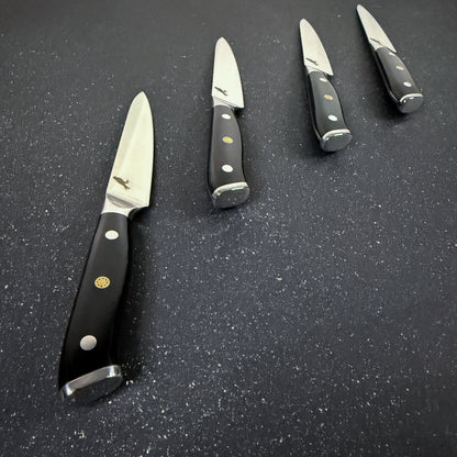 Set de 4 Cuchillos de Mesa Acero Inoxidable 23cm "Lanín"