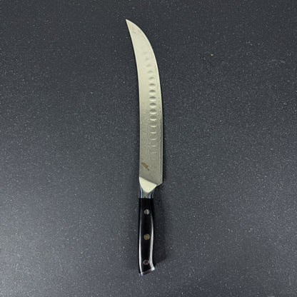 Cuchillo Butcher de Acero Damasco 38cm "Sarmiento"