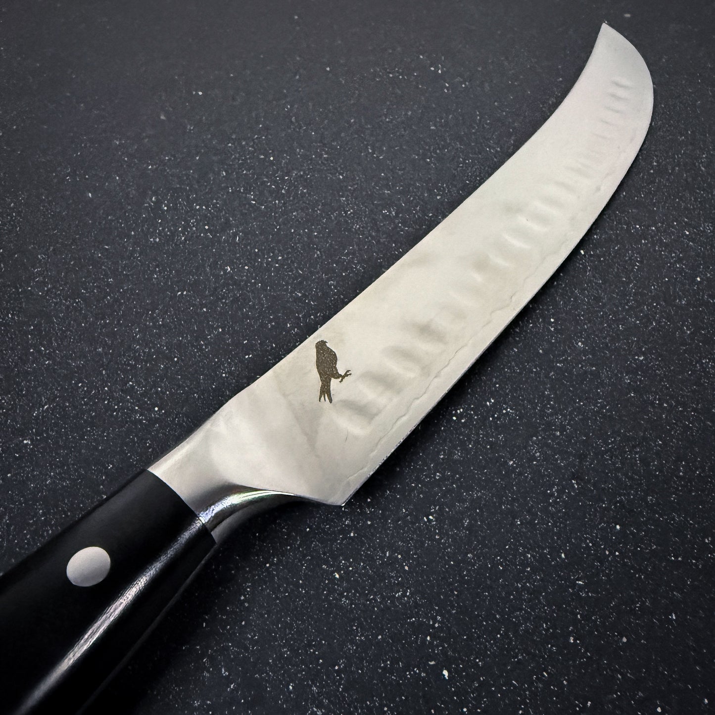 Cuchillo Butcher de Acero Damasco 38cm "Sarmiento"