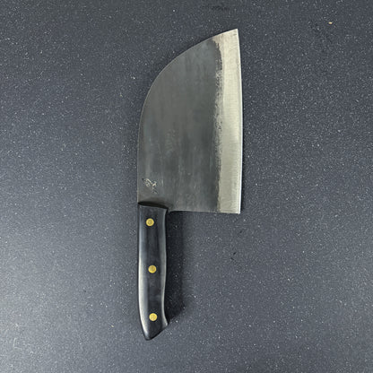 Hacha Serbian de Cocina Forjada Acero al carbono 29cm "Manquehue"