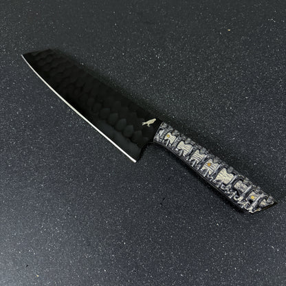 Cuchillo de Cocina de Acero Inoxidable Negro 33cm "Maihue"