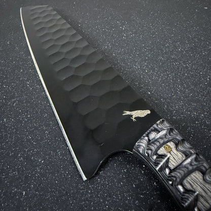 Cuchillo de Cocina de Acero Inoxidable Negro 33cm "Maihue"