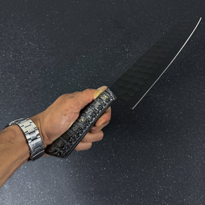 Cuchillo de Cocina de Acero Inoxidable Negro 33cm "Maihue"