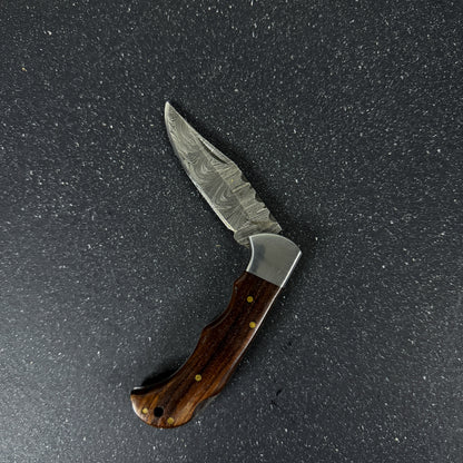 Navaja de Acero Damasco 20cm “Tancura“