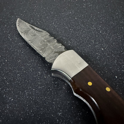 Navaja de Acero Damasco 20cm “Tancura“