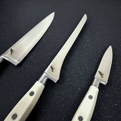 Pack 3 Cuchillos de Cocina "Provincia" / "La Paloma" / "Puntilla Blanca"