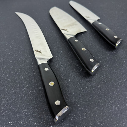 Pack 3 Cuchillos de Cocina "Tronador" / "Arenales" / "Sarmiento"