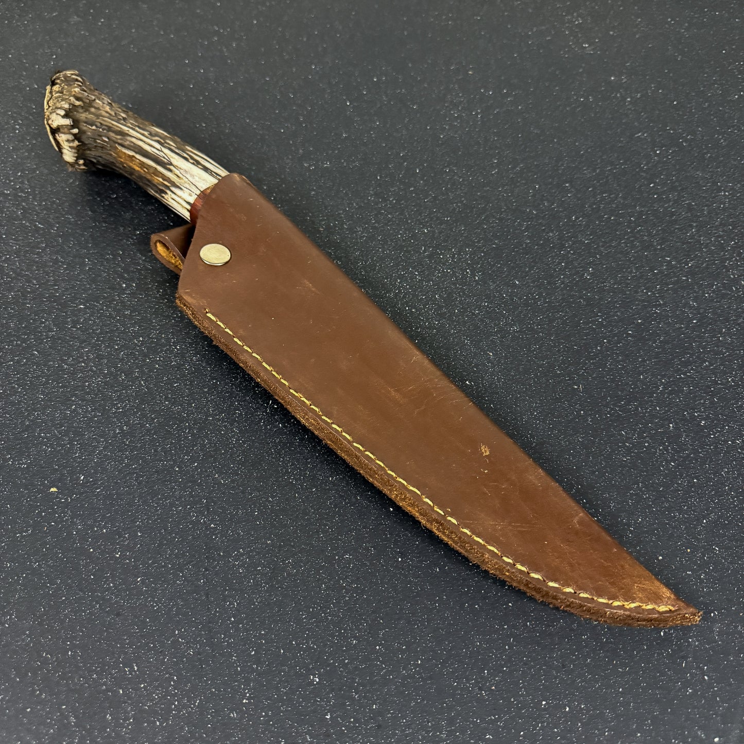 Cuchillo Parrillero 40cm con Funda de Cuero "Tucúquere"