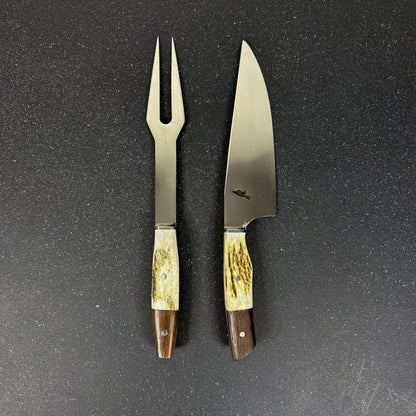 Conjunto Parrillero "Concón" - Cuchillo 32cm + Pincho