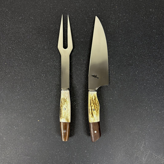 Conjunto Parrillero "Concón" - Cuchillo 32cm + Pincho