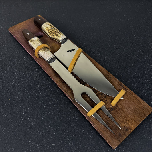 Conjunto Parrillero "Concón" - Cuchillo 32cm + Pincho