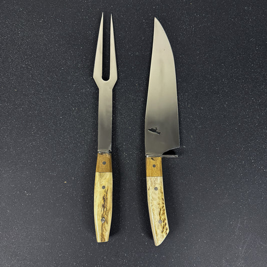 Conjunto Parrillero "Tucúquere" - Cuchillo 36cm + Pincho