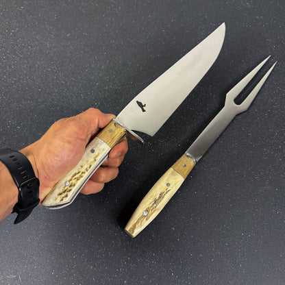 Conjunto Parrillero "Tucúquere" - Cuchillo 36cm + Pincho