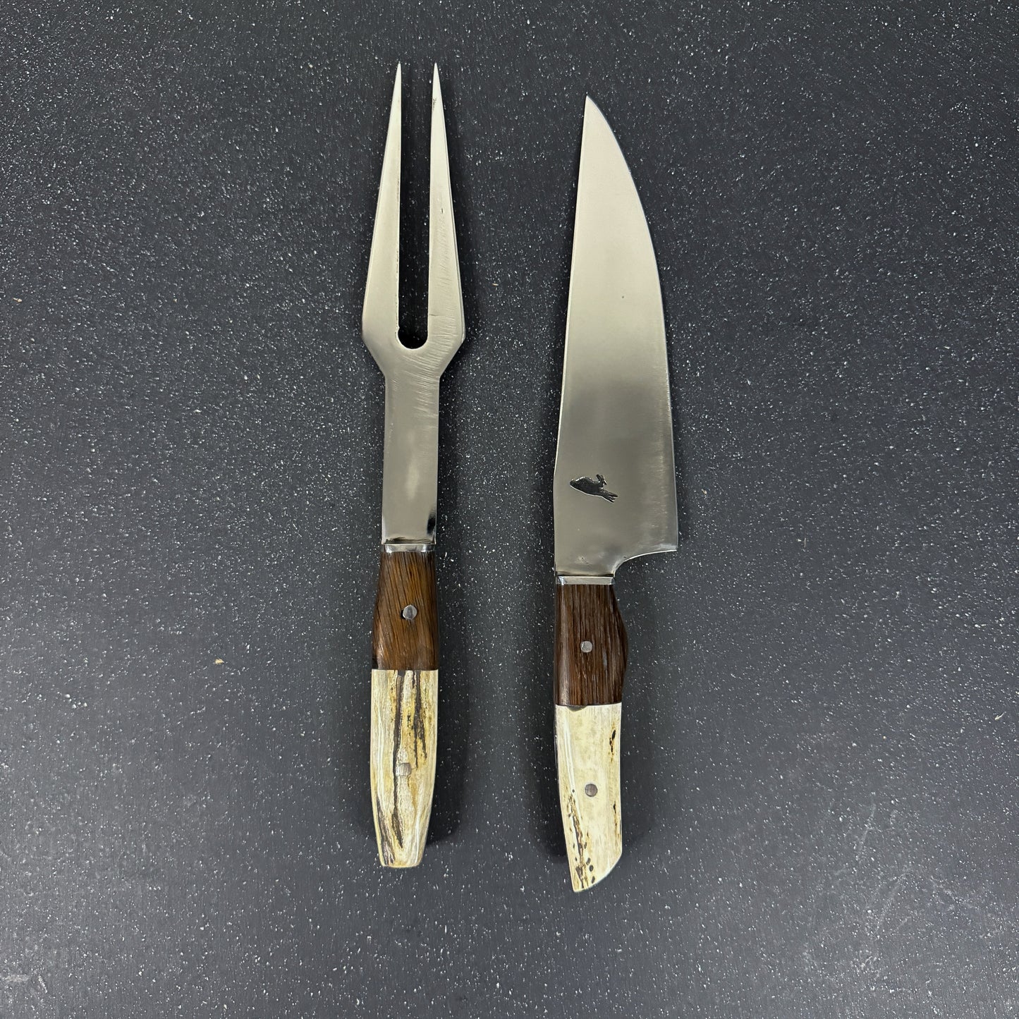 Conjunto Parrillero "Concón" - Cuchillo 32cm + Pincho