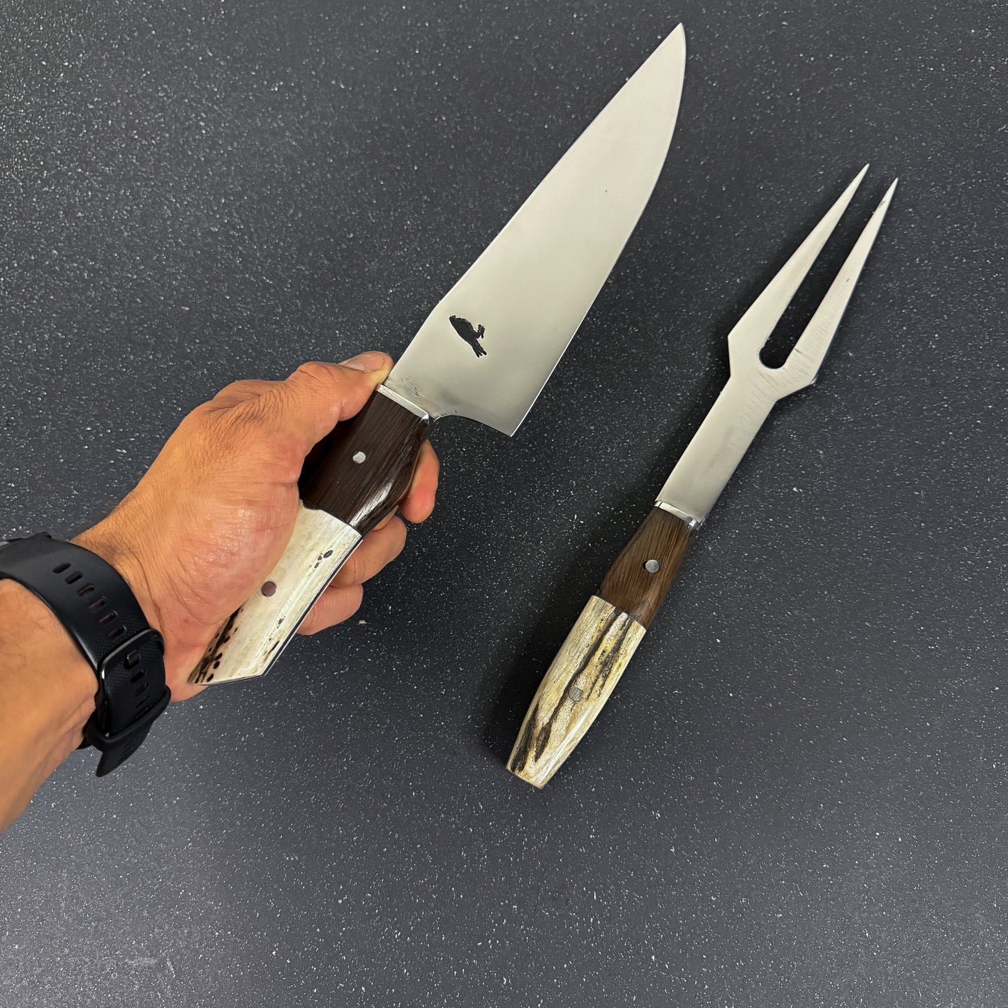 Conjunto Parrillero "Concón" - Cuchillo 32cm + Pincho