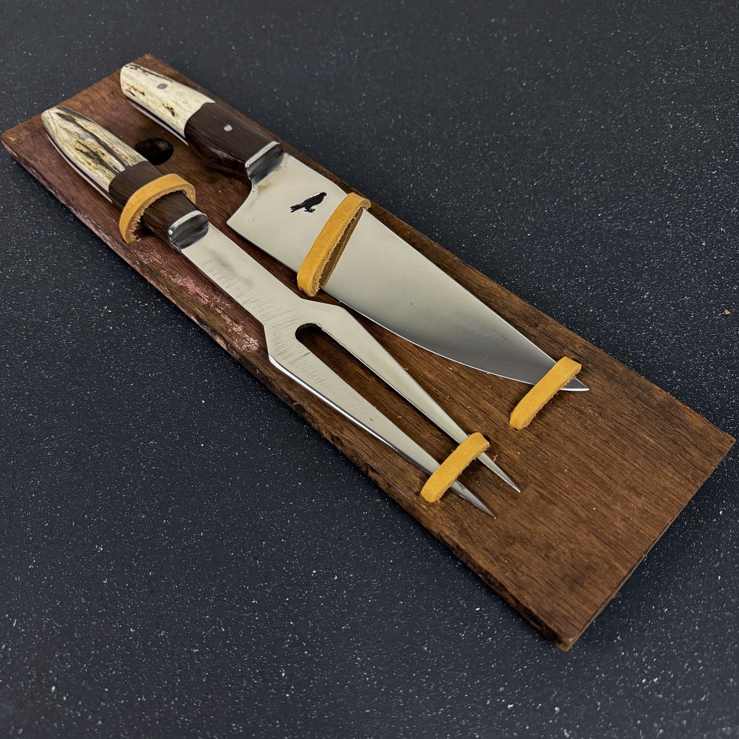 Conjunto Parrillero "Concón" - Cuchillo 32cm + Pincho