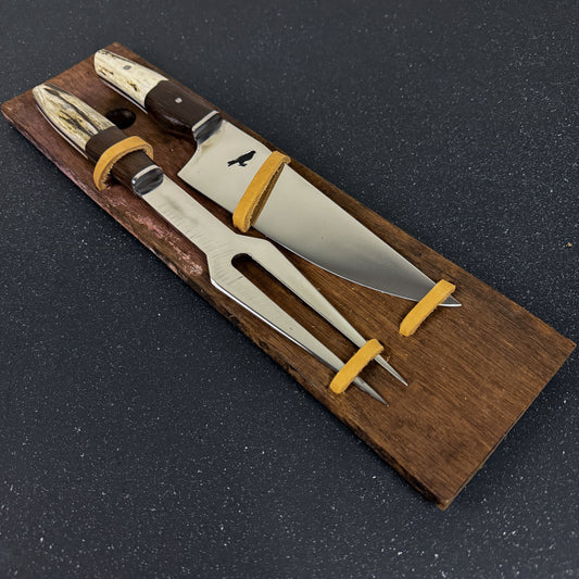 Conjunto Parrillero "Concón" - Cuchillo 32cm + Pincho