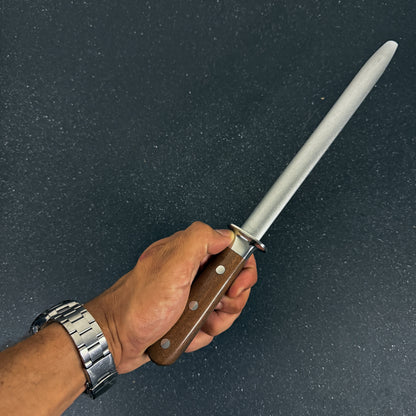 Chaira Diamantada para Afilar Cuchillos 34,5cm "Alpaca"