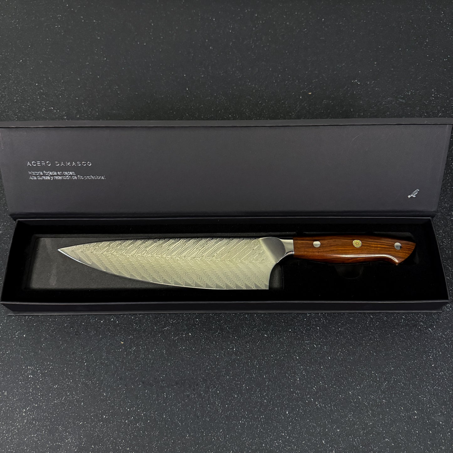 Cuchillo de Cocina Chef de Acero Damasco 34,5cm "Kai Kai"