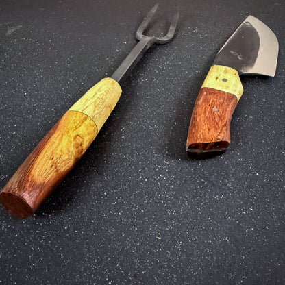 Conjunto Parrillero "Halcón" - Cuchillo 29cm + Pincho