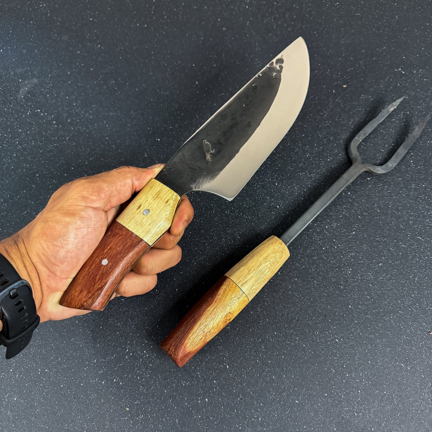 Conjunto Parrillero "Halcón" - Cuchillo 29cm + Pincho