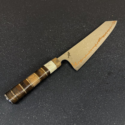 Cuchillo Kiritsuke Damasco Cobre 35cm "Kanji"