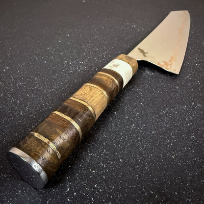 Cuchillo Kiritsuke Damasco Cobre 35cm "Kanji"