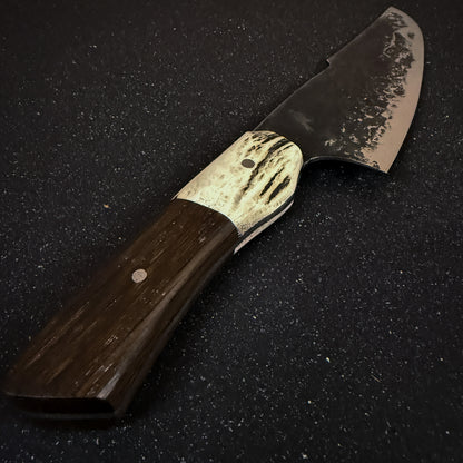 Vista superior del Cuchillo Parrillero Forjado 34cm "Concón"