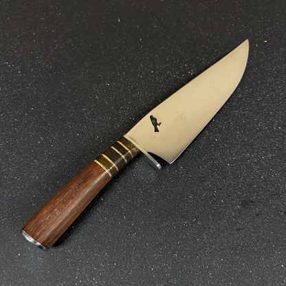 Detalle del filo del Cuchillo Parrillero 33cm "Concón"