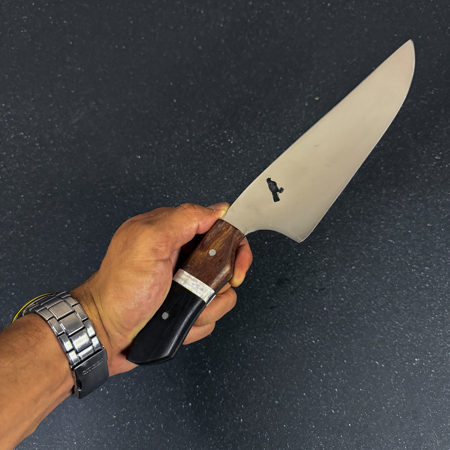 Vista de detalle del Cuchillo Parrillero 32cm "Concón"