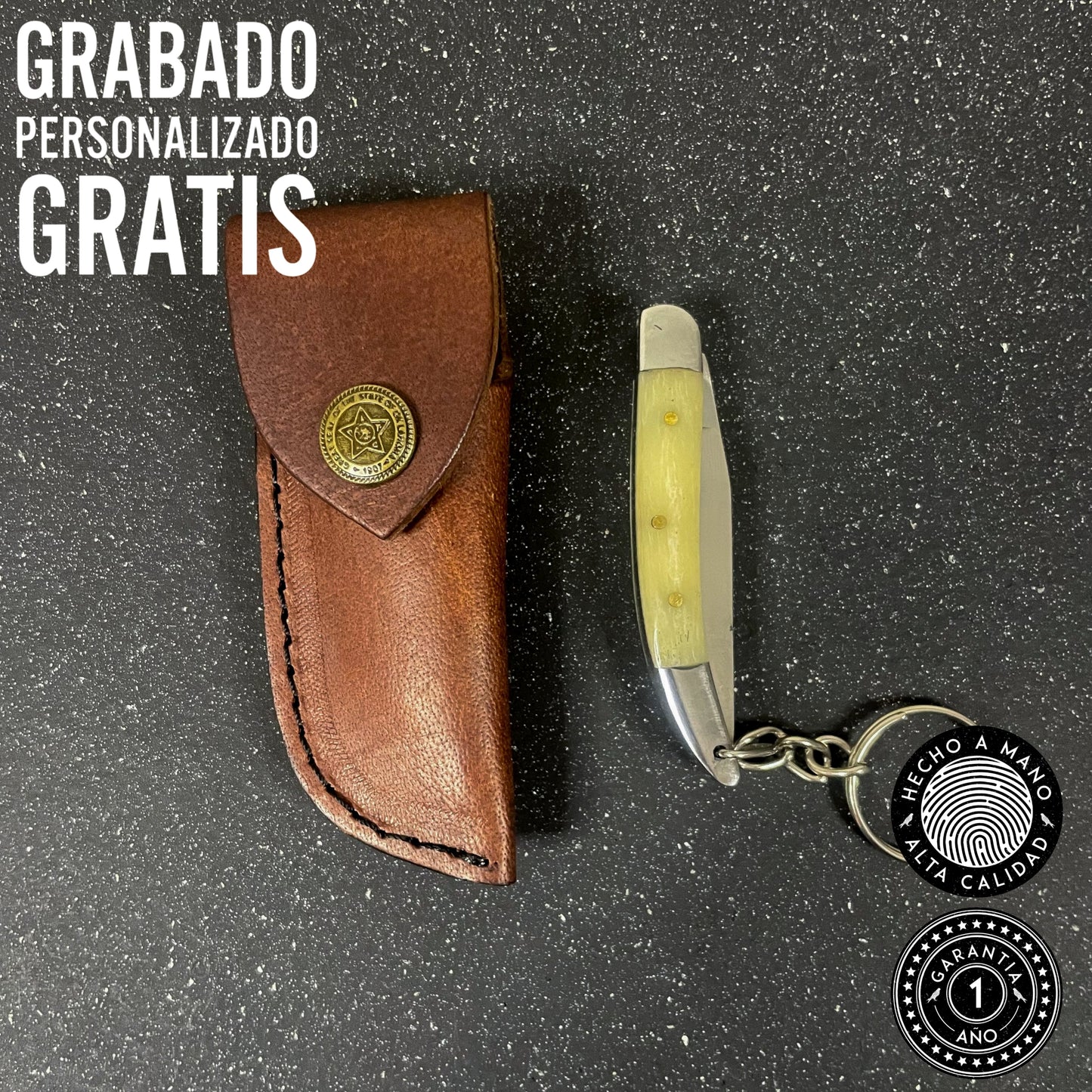 Navaja Llavero de Acero Inox. 13cm “Chiu Chiu“ | Rauka
