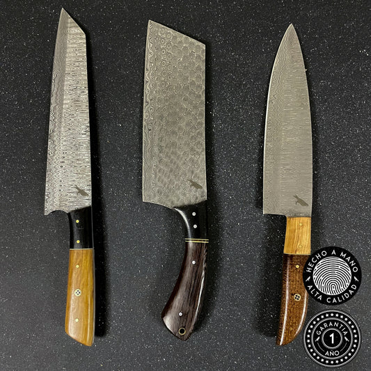 Pack 3 Cuchillos de Cocina "Maihue" / "Cucao" / "Ranco"