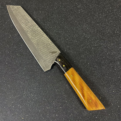 set de 5 cuchillos de cocina de acero damasco
