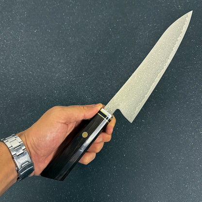 Cuchillo de Chef de Acero Damasco 35 cm Taku Rauka, vista adicional 1