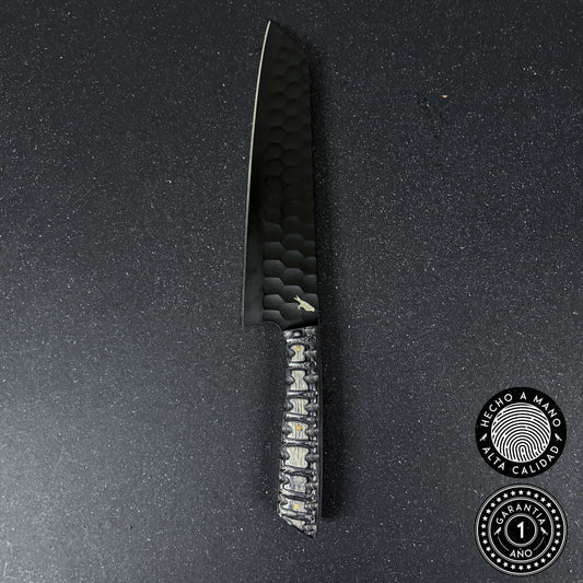Cuchillo de Cocina de Acero Inoxidable Negro 33cm "Maihue"