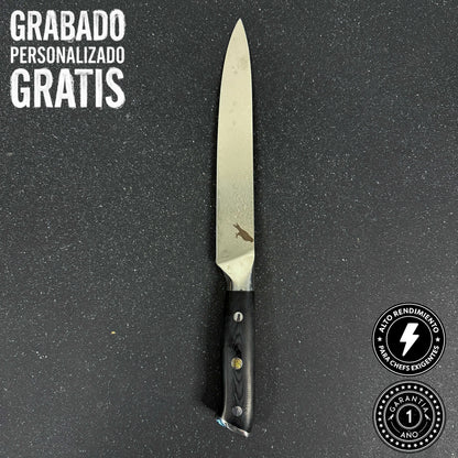 Cuchillo de Cocina de Acero Damasco 33cm "Cay"