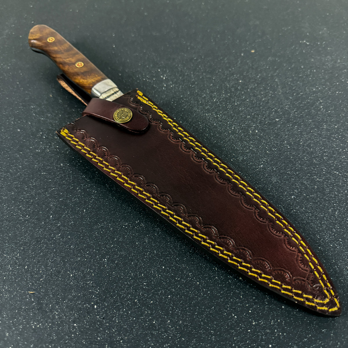 Cuchillo de Cocina Damasco 32 cm Tantauco Rauka, vista adicional 1