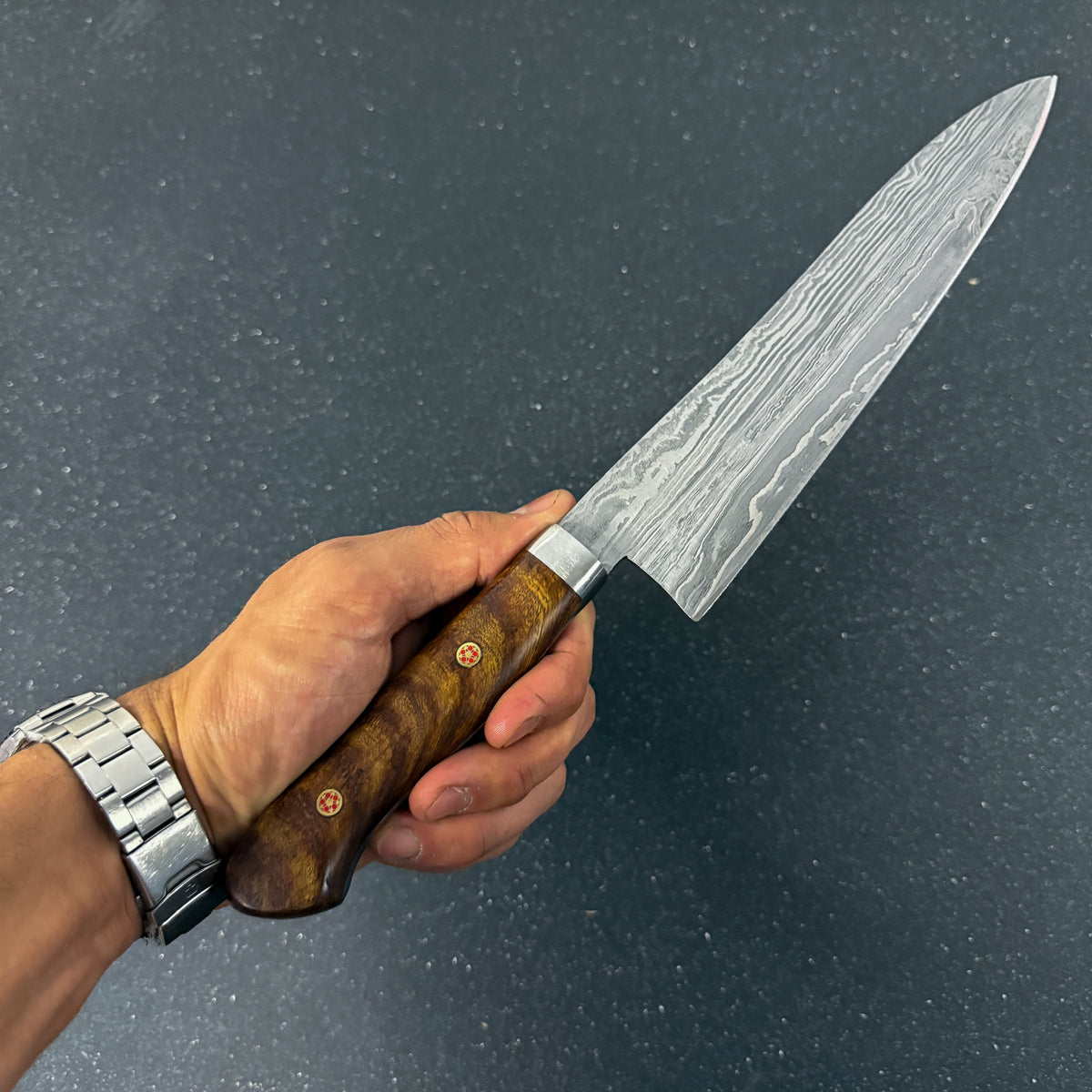 Cuchillo de Cocina Damasco 32 cm Tantauco Rauka, vista adicional 2