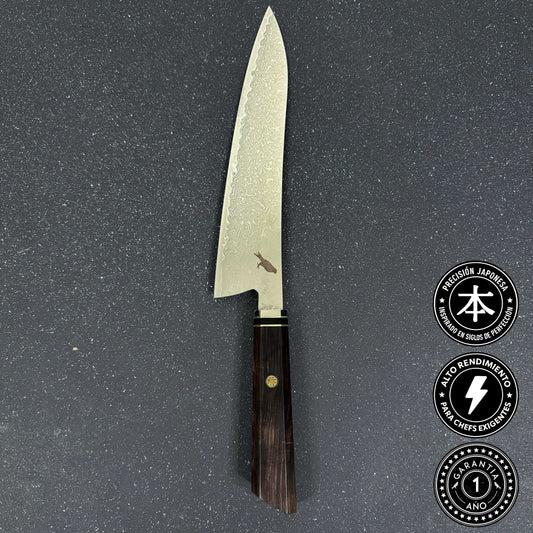Cuchillo de Chef de Acero Damasco 35cm "Taku"