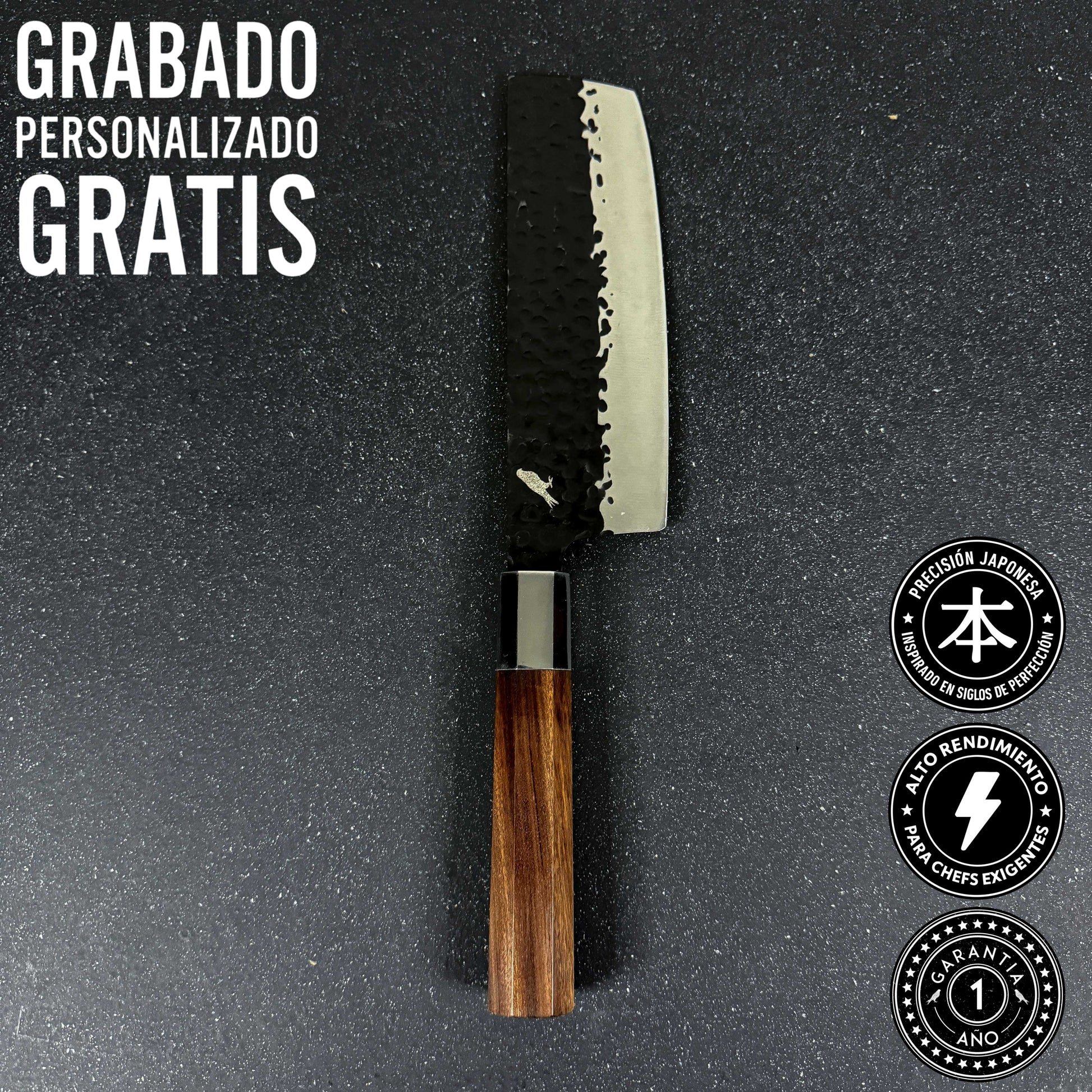Cuchillo Nakiri de Cocina de Acero Inoxidable 32cm "Ruki" | Rauka