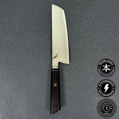 Cuchillo Nakiri Damasco 32cm "Tora"